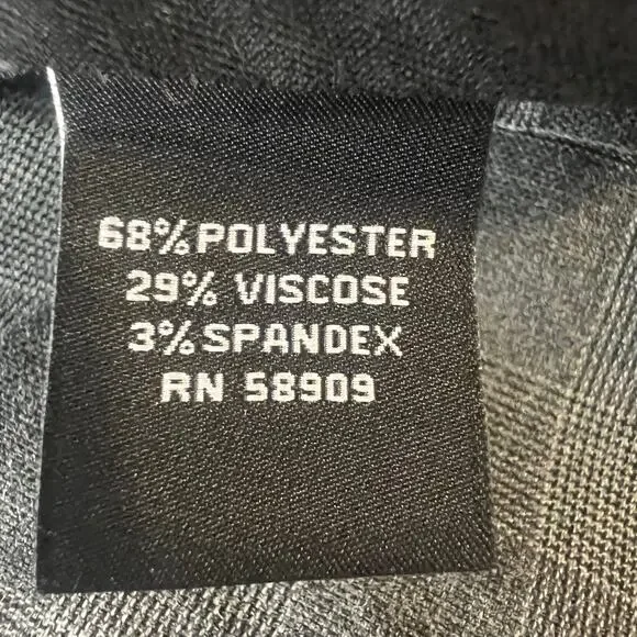 Murano Ultimate Modern Comfort Pant 
men’s 32x30 check pattern flat front gray - Picture 7 of 7